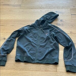 Roxy gray Zip-Up Hoodie girls L 12/14